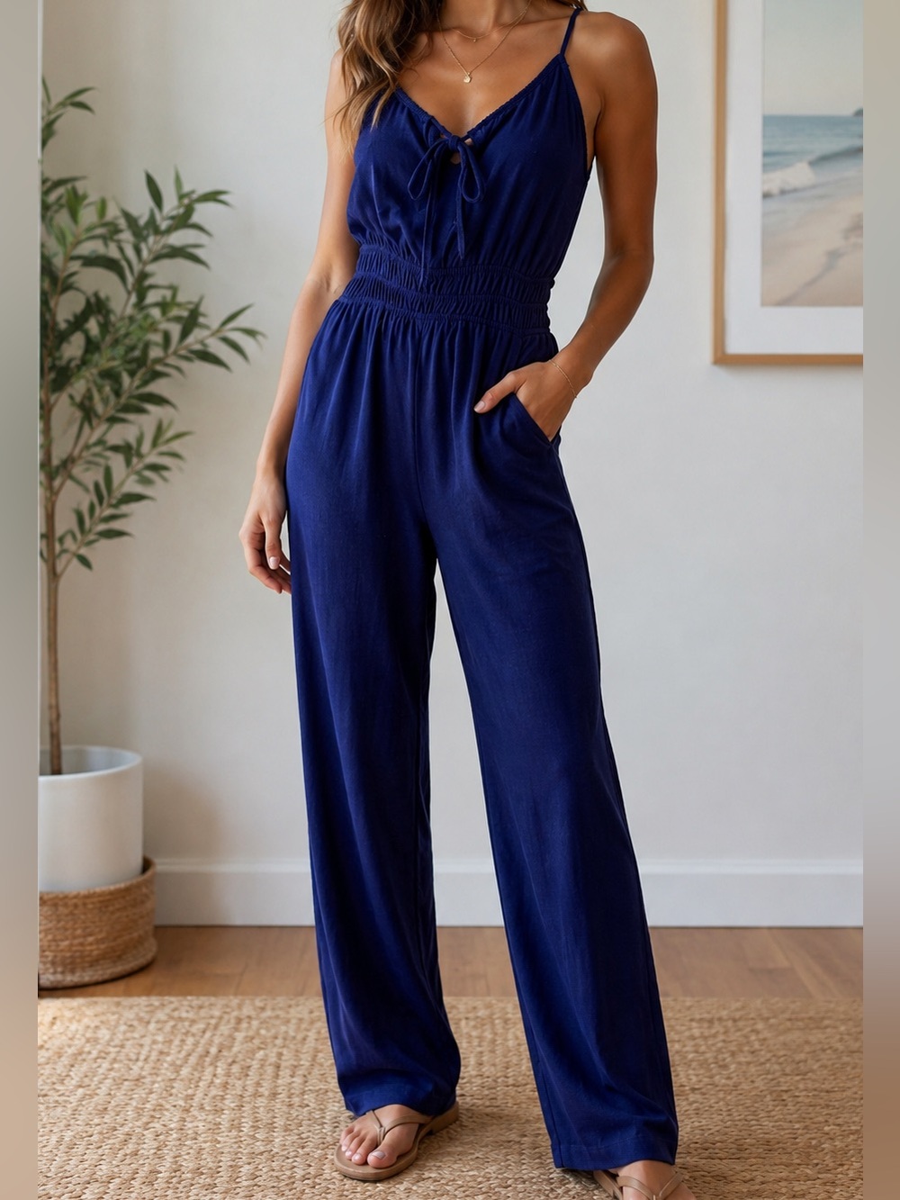 Blashe One-Piece Romper – Dark Blue – NWT Size Medium  Womens